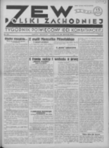 Zew Polski Zachodniej: tygodnik poświęcony idei kombatanckiej 1935.06.23 R.2 Nr25