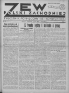Zew Polski Zachodniej: tygodnik poświęcony idei kombatanckiej 1935.07.07 R.2 Nr27