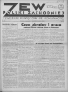 Zew Polski Zachodniej: tygodnik poświęcony idei kombatanckiej 1935.07.14 R.2 Nr28