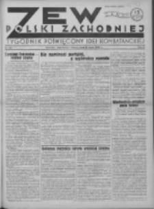 Zew Polski Zachodniej: tygodnik poświęcony idei kombatanckiej 1935.07.21 R.2 Nr29