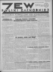 Zew Polski Zachodniej: tygodnik poświęcony idei kombatanckiej 1935.08.18 R.2 Nr33