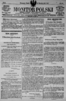 Monitor Polski. Dziennik Urzędowy Rzeczypospolitej Polskiej. 1923.01.30 R.6 nr24
