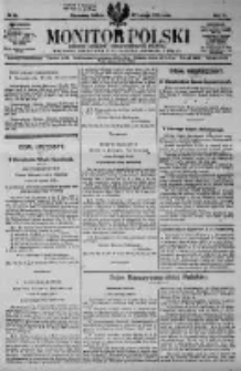 Monitor Polski. Dziennik Urzędowy Rzeczypospolitej Polskiej. 1923.02.17 R.6 nr39