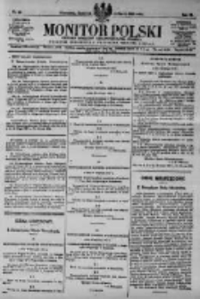 Monitor Polski. Dziennik Urzędowy Rzeczypospolitej Polskiej. 1923.03.01 R.6 nr49