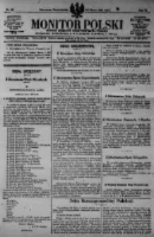 Monitor Polski. Dziennik Urzędowy Rzeczypospolitej Polskiej. 1923.03.12 R.6 nr58
