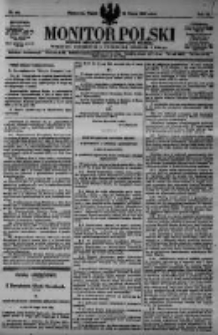 Monitor Polski. Dziennik Urzędowy Rzeczypospolitej Polskiej. 1923.03.16 R.6 nr62