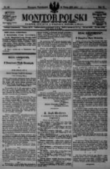 Monitor Polski. Dziennik Urzędowy Rzeczypospolitej Polskiej. 1923.03.19 R.6 nr64