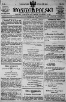 Monitor Polski. Dziennik Urzędowy Rzeczypospolitej Polskiej. 1923.03.24 R.6 nr69