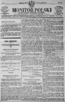 Monitor Polski. Dziennik Urzędowy Rzeczypospolitej Polskiej. 1923.04.04 R.6 nr77
