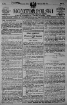 Monitor Polski. Dziennik Urzędowy Rzeczypospolitej Polskiej. 1923.04.07 R.6 nr80