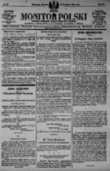 Monitor Polski. Dziennik Urzędowy Rzeczypospolitej Polskiej. 1923.04.10 R.6 nr81