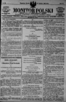 Monitor Polski. Dziennik Urzędowy Rzeczypospolitej Polskiej. 1923.04.24 R.6 nr93