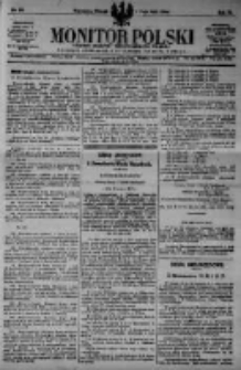 Monitor Polski. Dziennik Urzędowy Rzeczypospolitej Polskiej. 1923.05.01 R.6 nr99