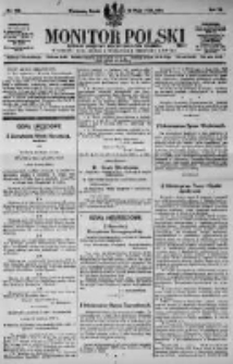 Monitor Polski. Dziennik Urzędowy Rzeczypospolitej Polskiej. 1923.05.16 R.6 nr109