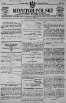 Monitor Polski. Dziennik Urzędowy Rzeczypospolitej Polskiej. 1923.06.01 R.6 nr121