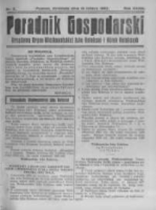 Poradnik Gospodarski. Pismo Tygodniowe. 1922.02.19 R.33 nr8