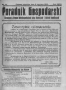 Poradnik Gospodarski. Pismo Tygodniowe. 1922.04.02 R.33 nr14