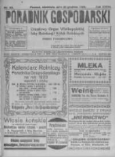 Poradnik Gospodarski. Pismo Tygodniowe. 1922.12.31 R.33 nr53