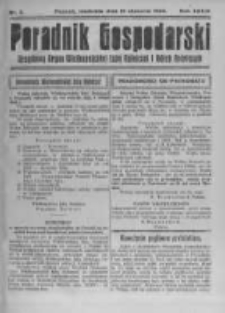 Poradnik Gospodarski. Pismo Tygodniowe. 1923.01.21 R.34 nr3