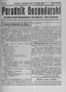 Poradnik Gospodarski. Pismo Tygodniowe. 1923.02.11 R.34 nr6