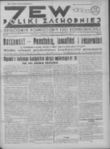 Zew Polski Zachodniej: tygodnik poświęcony idei kombatanckiej 1935.09.01 R.2 Nr35