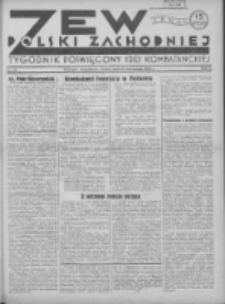 Zew Polski Zachodniej: tygodnik poświęcony idei kombatanckiej 1935.11.17 R.2 Nr46