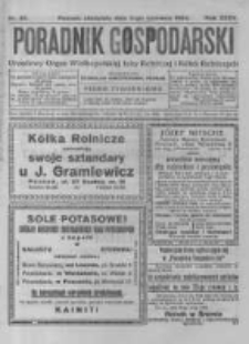 Poradnik Gospodarski. Pismo Tygodniowe. 1924.06.08 R.35 nr23