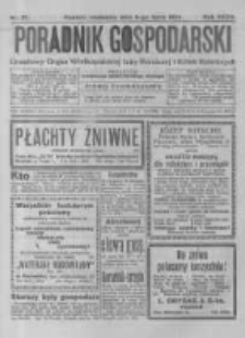 Poradnik Gospodarski. Pismo Tygodniowe. 1924.07.06 R.35 nr27