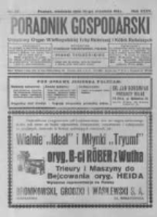 Poradnik Gospodarski. Pismo Tygodniowe. 1924.09.14 R.35 nr37