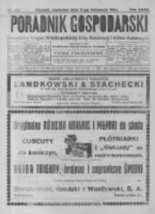 Poradnik Gospodarski. Pismo Tygodniowe. 1924.11.09 R.35 nr45