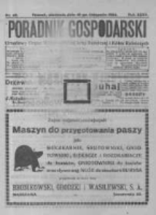 Poradnik Gospodarski. Pismo Tygodniowe. 1924.11.16 R.35 nr46