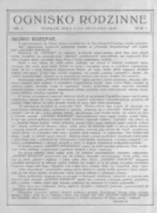 Ognisko Rodzinne. 1926.01.03 R.1 nr1