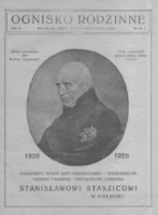 Ognisko Rodzinne. 1926.01.17 R.1 nr3