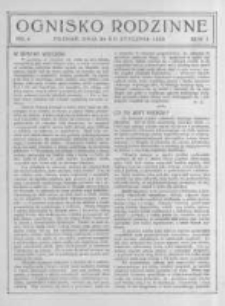 Ognisko Rodzinne. 1926.01.24 R.1 nr4