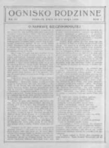 Ognisko Rodzinne. 1926.05.30 R.1 nr22