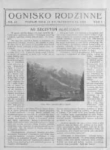 Ognisko Rodzinne. 1926.10.10 R.1 nr40