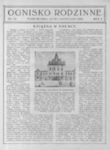 Ognisko Rodzinne. 1926.11.14 R.1 nr45
