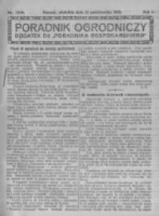 Poradnik Ogrodniczy. 1920.10.10 R.1 nr32-41