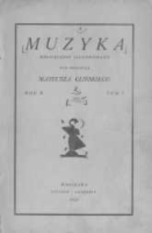 Muzyka. 1925 R.2 nr1