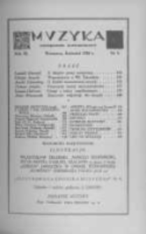 Muzyka. 1926 R.3 nr4