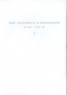 Rody szlacheckie w Wielkopolsce w XVI-XIX w. (ułożone alfabetycznie według nazwisk): Ł