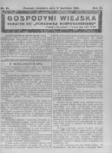 Gospodyni Wiejska. 1921.04.17 R.6 nr16