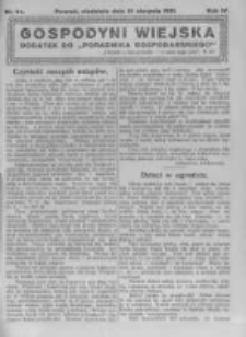 Gospodyni Wiejska. 1921.08.21 R.6 nr34