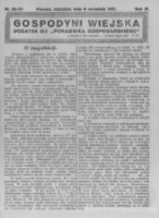 Gospodyni Wiejska. 1921.09.11 R.6 nr36-37