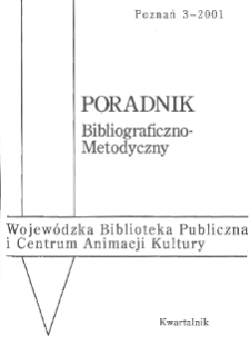 Poradnik Bibliograficzno-Metodyczny : 2001 z.3