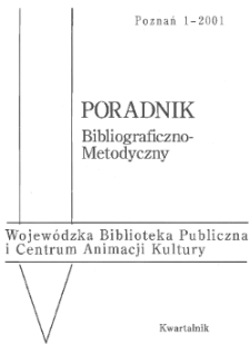 Poradnik Bibliograficzno-Metodyczny : 2001 z.1