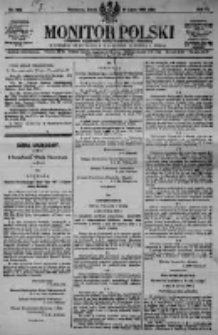 Monitor Polski. Dziennik Urzędowy Rzeczypospolitej Polskiej. 1923.07.25 R.6 nr166