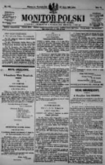 Monitor Polski. Dziennik Urzędowy Rzeczypospolitej Polskiej. 1923.07.30 R.6 nr170