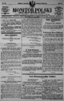 Monitor Polski. Dziennik Urzędowy Rzeczypospolitej Polskiej. 1923.08.02 R.6 nr173