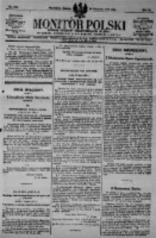 Monitor Polski. Dziennik Urzędowy Rzeczypospolitej Polskiej. 1923.08.18 R.6 nr186
